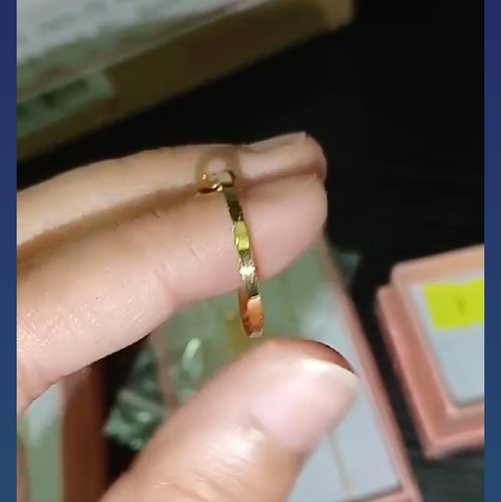 Pure Gold 💯 Double style Ring Size 8 Only Pawnable LW Only - Picture 6 of 10